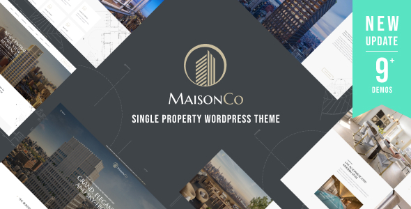 MaisonCo 09 - Single Property WordPress Theme