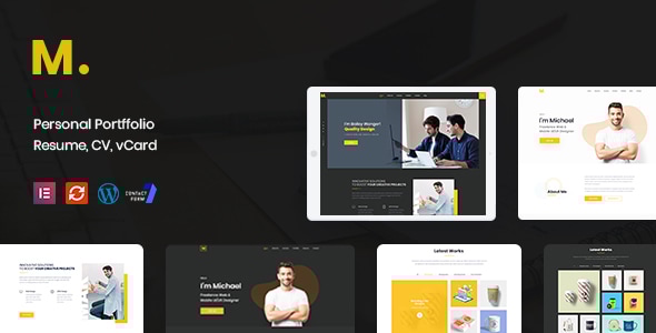 Mak 1.3.0 - Personal Portfolio & Resume WordPress Theme