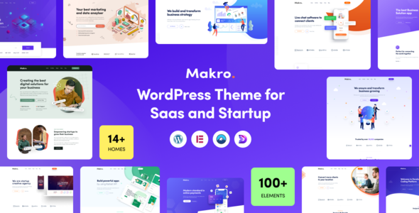 Makro 1.3.3 - WordPress Theme For Saas & Startup