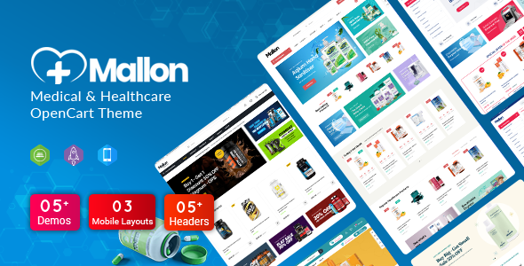 MallOn 3.0 - Super Fast Medical & Healthcare Stores OpenCart Theme