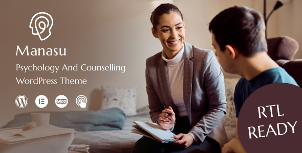 Manasu 1.0 - Psychology and Counseling WordPress Theme