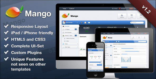 Mango 1.2 - Slick & Responsive Admin Template