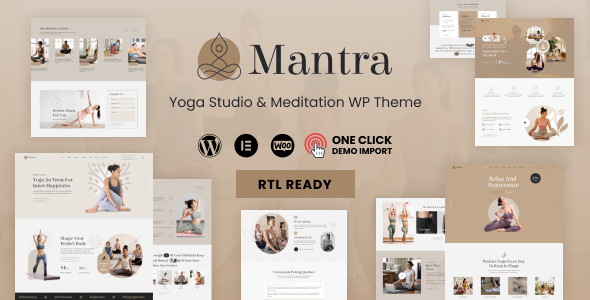 Mantra 1.0 - Yoga Fitness WordPress Theme