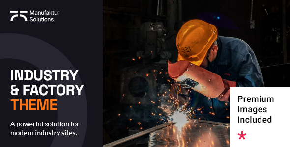 Manufaktur Solutions 1.1.1 - Industry and Factory WordPress Theme