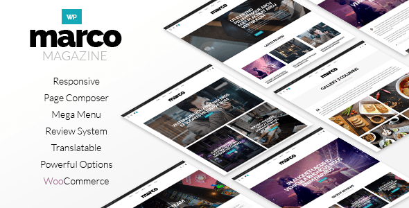 Marco  Photography Magazine WordPress Theme