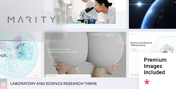 Marity 1.1.1 - Laboratory and Science Research WordPress Theme