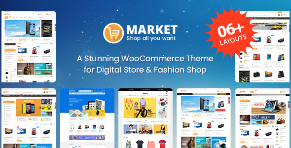 Market 2.5.11 - Digital Store & Fashion Shop WooCommerce WordPress Theme