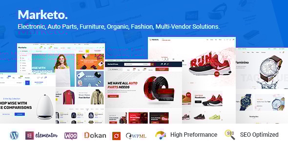 Marketo 2.7 eCommerce & Multivendor Marketplace Woocommerce WordPress Theme
