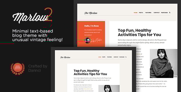 Marlow 2.3 - Distinctive Typography-First WordPress Blog Theme