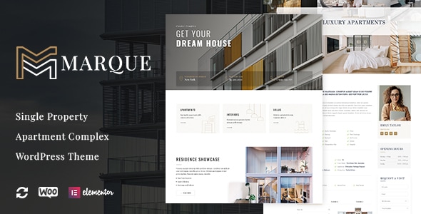 Marque 1.1.5 - Single Property and Apartment WordPress Theme