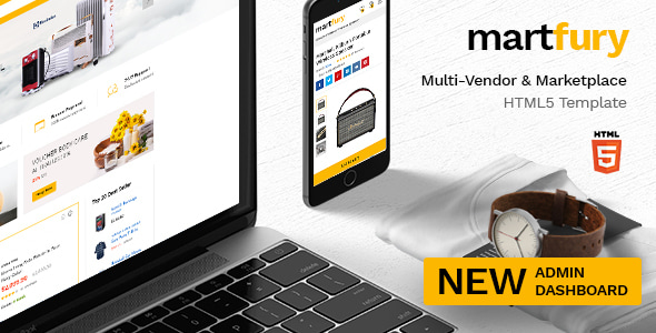 Martfury 2 - Multipurpose Marketplace HTML5 Template  Admin Template