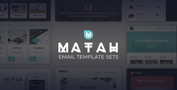 Matah 89.0 Business Email Template Set