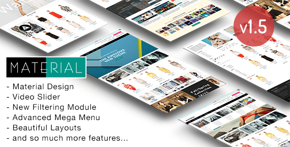 Material 1.5.2 - Responsive Shopify Theme