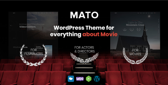Mato 1.2.0 - Movie Studios and Filmmakers WordPress Theme