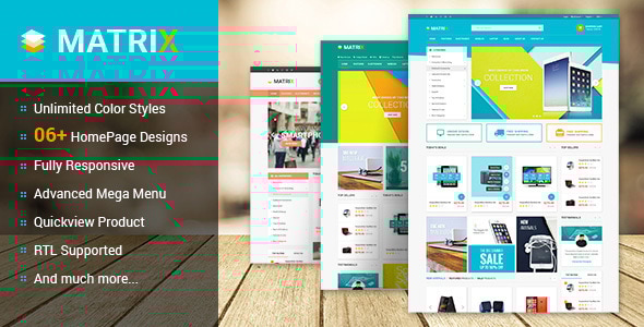 Matrix - Multipurpose Responsive PrestaShop Theme