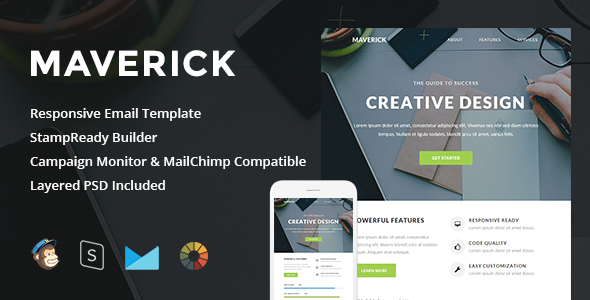 Maverick 1.1 - Responsive Email  StampReady Builder