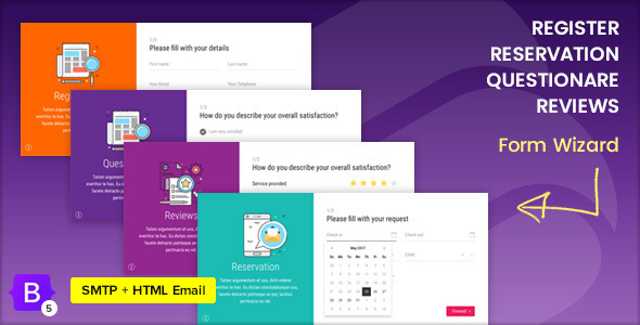 Mavia  Register and Multipurpose Form Wizard