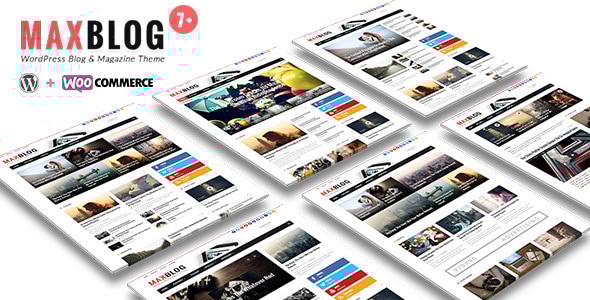 MaxBlog 05.0 - Flat News Magazine Blog WordPress