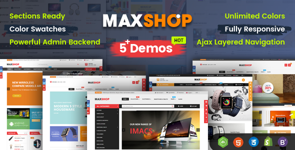 MaxShop 9.5 - Advanced Multipurpose Shopify Sections Theme