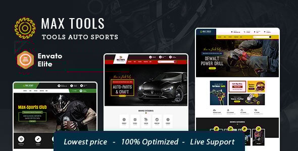 MaxTools 3.0 - OpenCart Theme for Multi-Purpose Industrial Tools Sports & Auto Parts