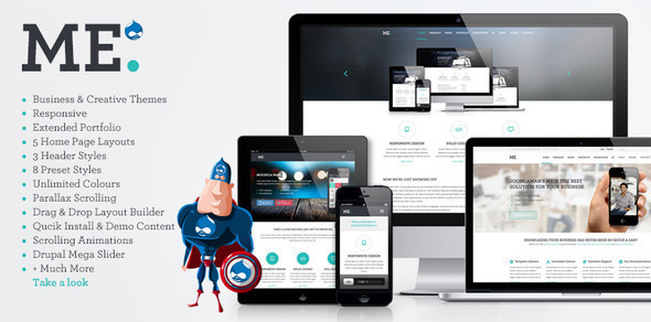 ME - MultiPurpose Creative Drupal Theme