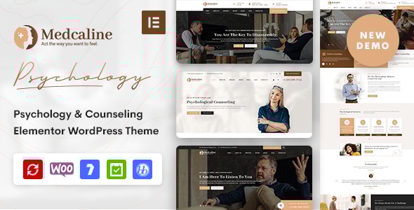 Medcaline 3.2 - Psychology & Counseling WordPress Theme