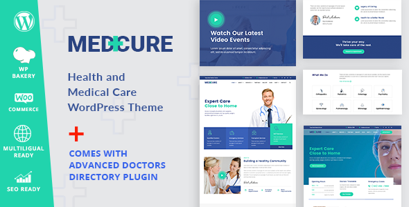 Medcure 3.0 - Health and Medical Care WordPress Theme