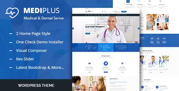 Medi Plus 2.1 - Health Care WordPress Theme