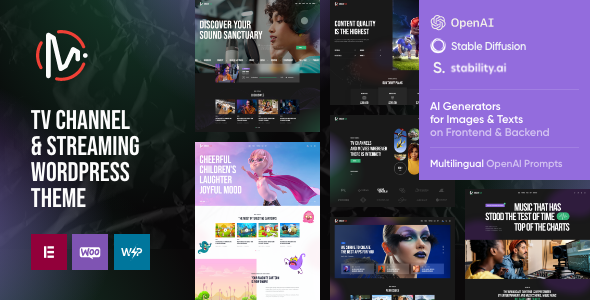 MediaFlex 1.12 - TV Channel & Streaming WordPress Theme