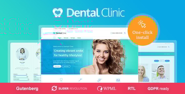 Medical and Dentist WordPress Theme 1.3 - Dental Clinic