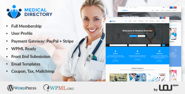 Medical Directory 1.3.6 - Hospitals & Doctors Listing Theme