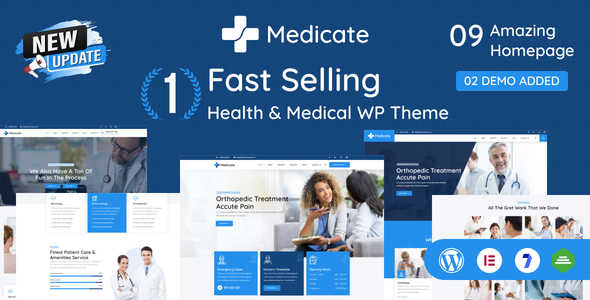 Medicate 3.2 Health & Medical WordPress Theme  RTL Ready