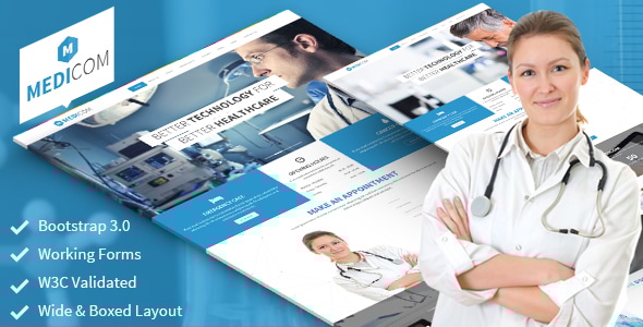 Medicom 2.1 - Medical & Health Template