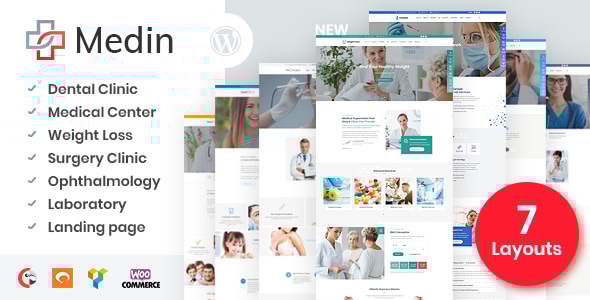 Medin 1.8.6 - Medical Center WordPress Theme