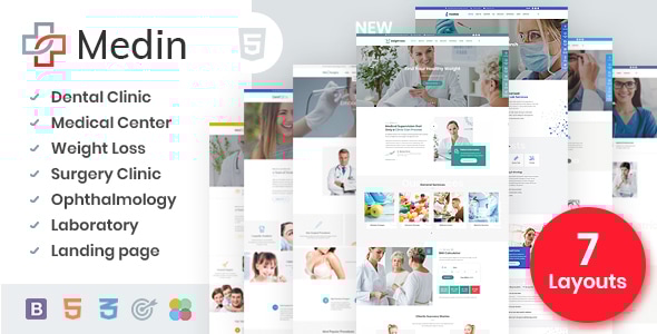 Medin - Medical Clinic HTML Template