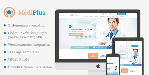 MediPlus 1.0 - Responsive Theme for Medical and Health