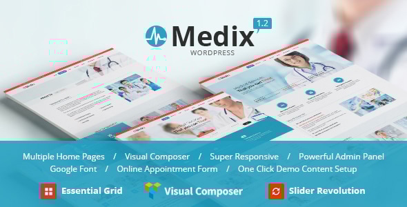 Medix 1.2 - Health and Medical WordPress