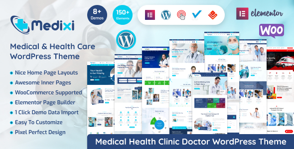 Medixi 1.2.2 - Doctor & Medical Health Care WordPress Theme