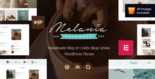 Melania 2.18 - Blog about Handmade & Crafts WordPress Theme  Shop