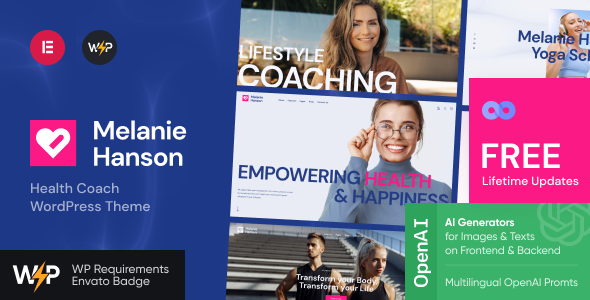 Melanie Hanson 2.5 - Health Coach WordPress Theme