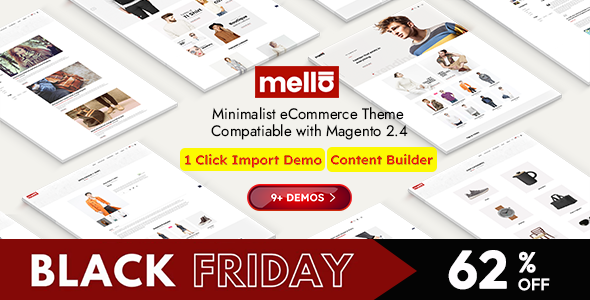 Mella 3.1.0 - Minimalist eCommerce Magento 2 Fashion Theme