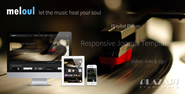 Meloul 2.1 - Music Responsive Joomla Template