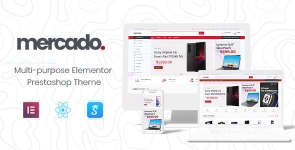 Mercado Elementor 1.0.0 - Multipurpose Prestashop Electronics Theme