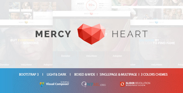 Mercy Heart 1.3 - Modern Charity WordPress Theme