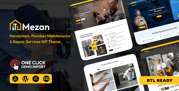Mezon 1.0 - Plumber Handyman WordPress Theme