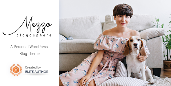 Mezzo 4.0 - A Personal WordPress Blog Theme
