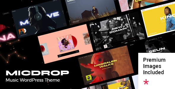 Micdrop 1.3.1 - Music WordPress Theme