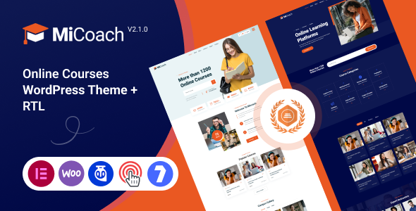MiCoach 6.9 - Online Courses WordPress Theme  RTL