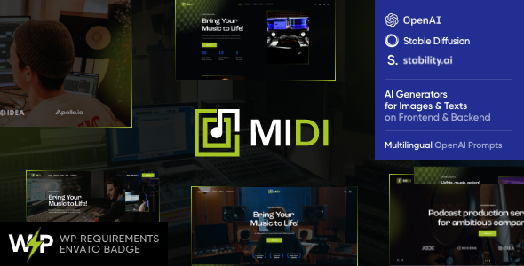 Midi 1.16 - Sound & Music School WordPress Theme