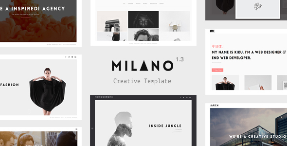 Milano 1.3 - Creative Template for Professionals